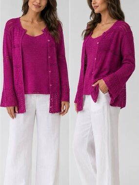 Francesca Rose 2-piece sweater set size L